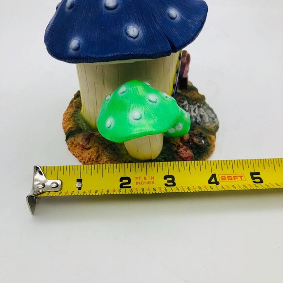 Whimsical Mushroom Fairy House Outdoor Indoor Decor Resin Garden Art - Picture 6 of 7